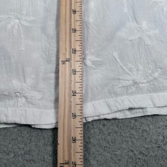 CottonSeed Tunic 398 Palms Light‎ Cotton Preshrunk Womens Medium USA Resort Wear - Picture 8 of 15